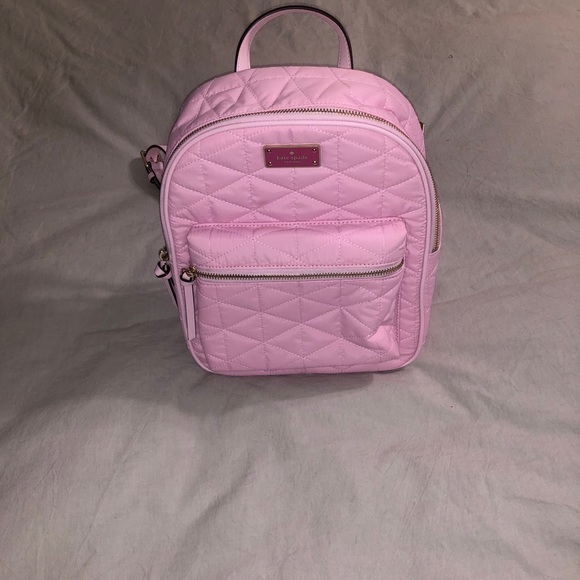 Kate Spade Quilted Nylon Bookbag (Pink)